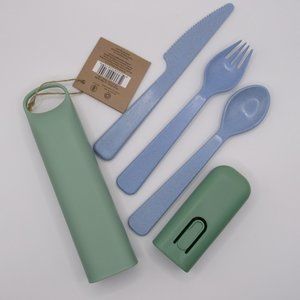 BRAND NEW HIP CUTLERY SET KNIFE, SPOON, & FORK W/CARRYING CASE  #755